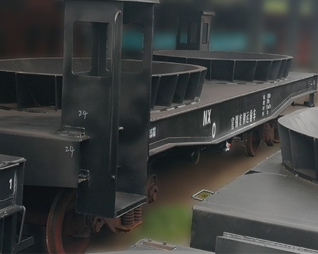 120t钢篮运输平车