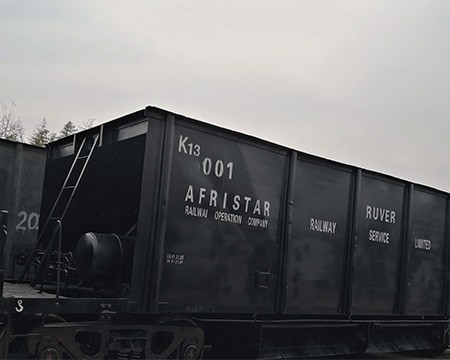改进型K13石砟漏斗车